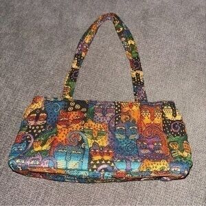 LAUREL BURCH Tapestry Shoulder Tote Bag